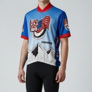 Pace Sportswear Short Sleeve Cycling Jersey Men Medium Brian Head Epic 100